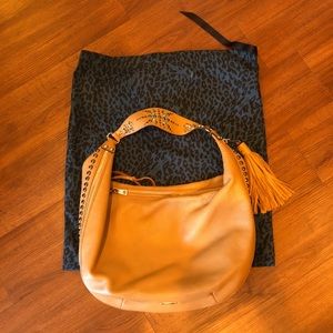 Tan, Embellished, Leather Rebecca Minkoff Tote
